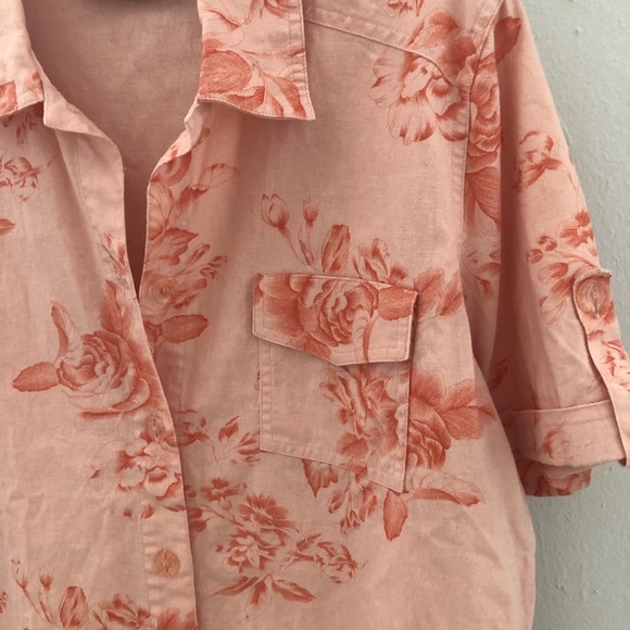 Vintage Oleg Floral Cassini button-down shirt 
Size: M - Picture 5 of 11